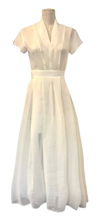 Image 1 of Lady Godiva Dress – Cream Edition“Midnight drama, maximum legend.”