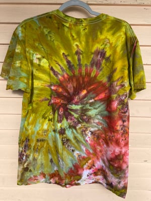 Image of LARGE Live Fast Eat Trash Tie Dye Shirt 2