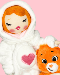 Image 1 of CAREBEAR INSPIRED DOLL CUTIE