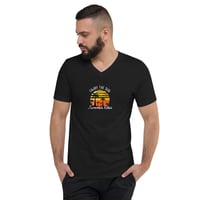 Image 2 of Unisex Short Sleeve V-Neck T-Shirt