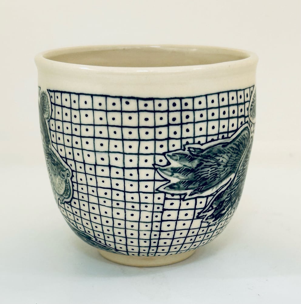 Image of Bear cup white Stoneware 