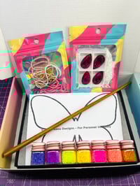 Image 2 of Dark Rose Butterfly Beading Kit 