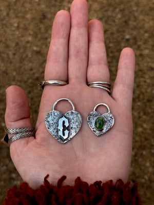 Image of Heart Lock Pendant — Initial Edition