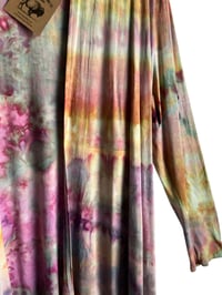 Image 3 of M Jersey Knit Cardigan in Soft Spring Watercolor Ice Dye