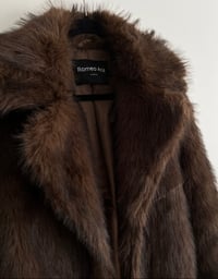 Image 3 of Faux Fur Long Coat 