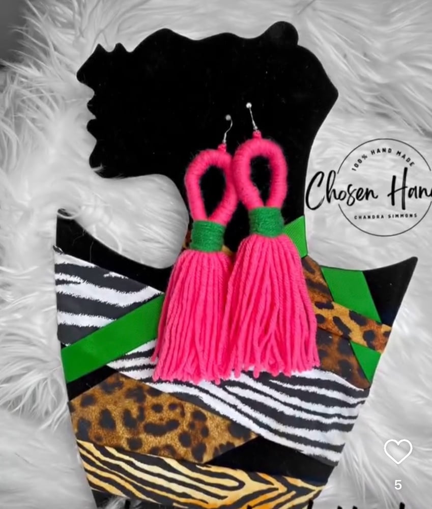 Image of Pink Tassels