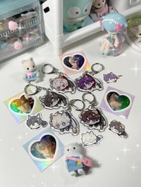 Image 1 of NEW - LADs hanging kitty keychains