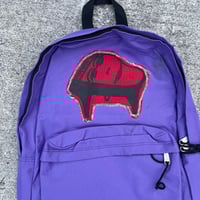 Image 1 of Purple piano backpack