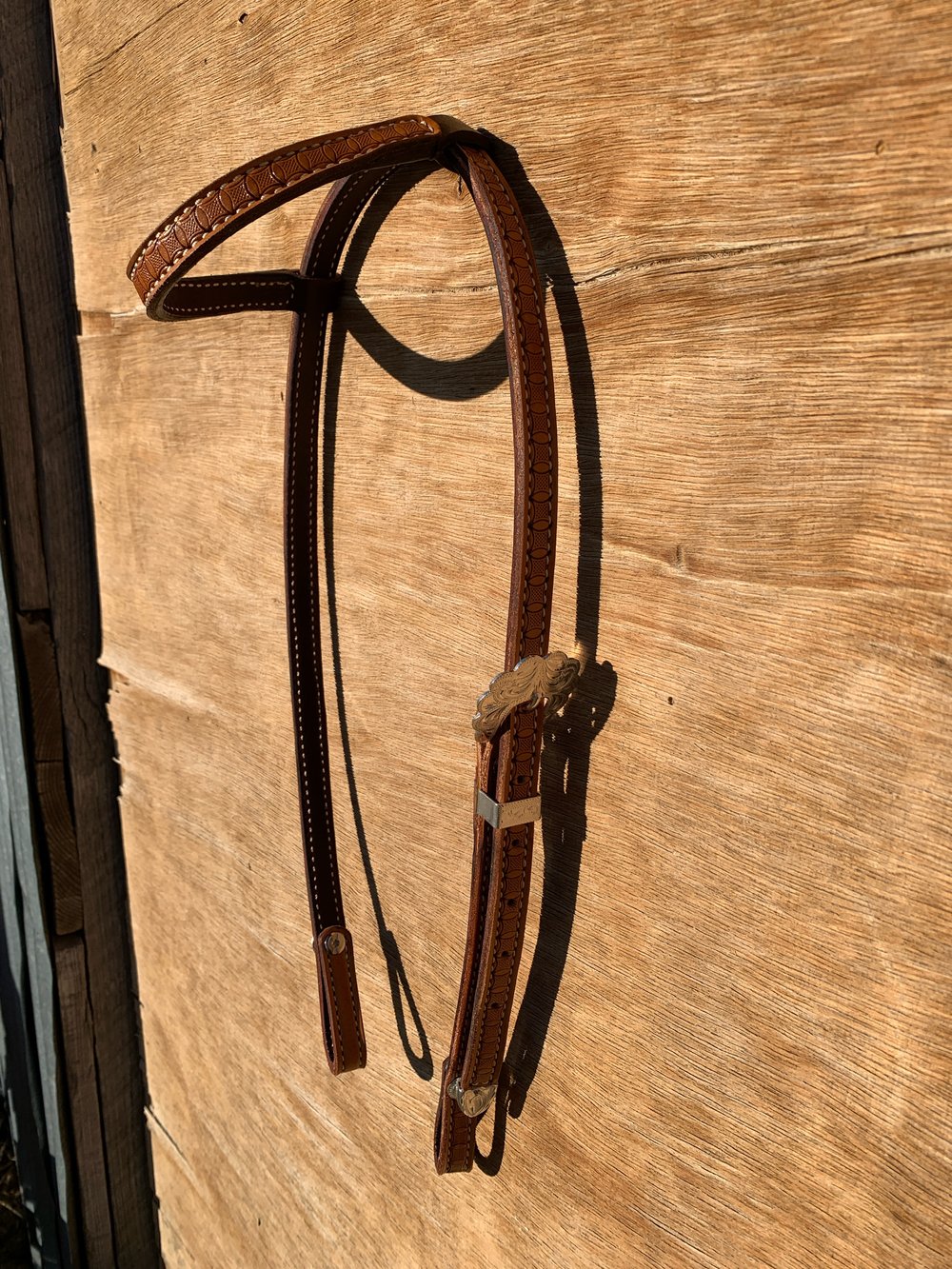 Image of Silver Geometric Headstall 