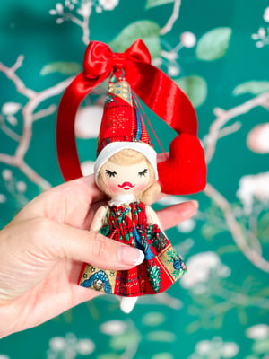 Image of ORNAMENT ELF ART DOLL #6