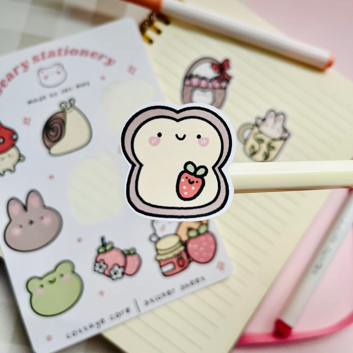 Cutie Stationery Sticker Sheet – The Paper + Craft Pantry