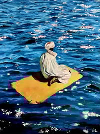 Prayer on the sea print