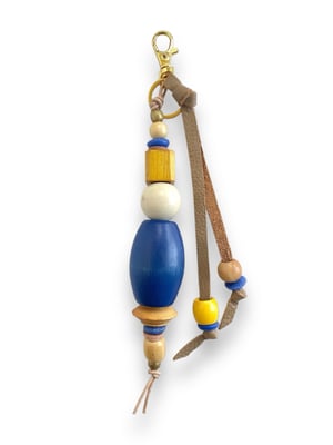 Image of BEADED BAG CHARM / KEYCHAIN #12