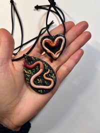 Image 2 of Worm Ornaments on Wood