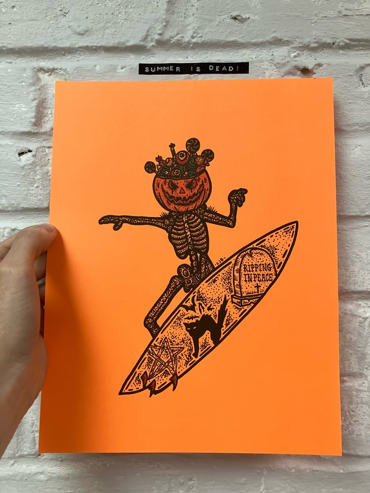 Image of PUMPKIN HEAD PRINTS 