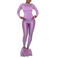Image 1 of Slim 2 Piece Tracksuits Set - Versatile Design for Various Outfits