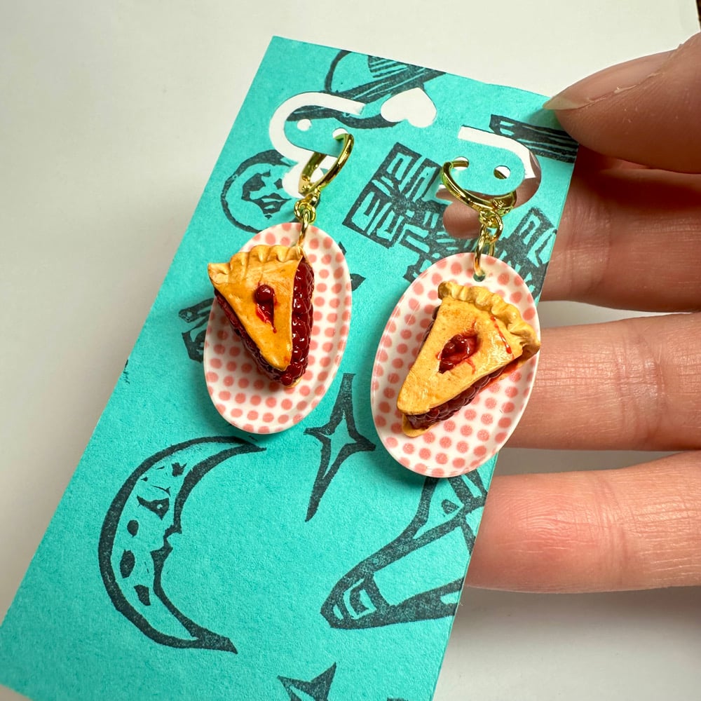 Image of Cherry Pie Earrings