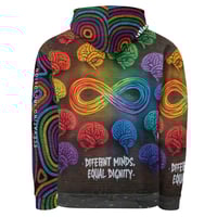Image 8 of Unisex Hoodie autism soul colorful neurodiversity comfy hoodie