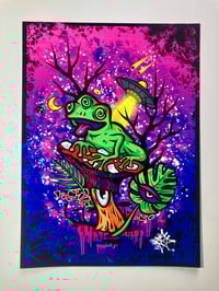 Image 2 of 👽 THIRD EYE FROG PRINT 👽