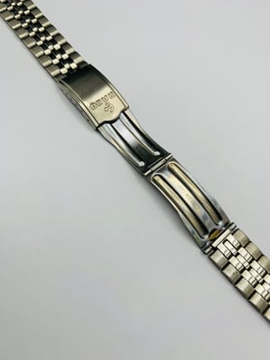 Image of 1980's Rado stainless steel gents watch strap bracelet band,mint condition,7mm/20mm
