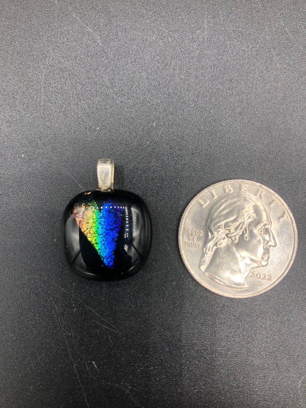 Image of Dichroic image pendant 005