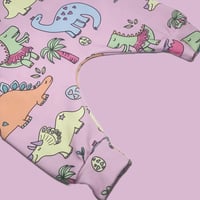 Image 2 of Pink Dinos Romper