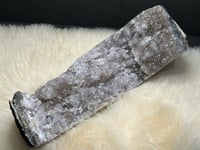 Image 4 of Druzy Quartz With Polished Agate Edges #2149