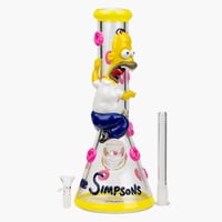 Image 1 of 14" The Simpsons Glass Bong