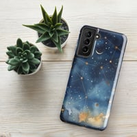 Image 21 of Celestial Constellation Night Sky Stars and Clouds Painting Tough case for Samsung®