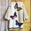 Butterflies Flying Granny Sweater