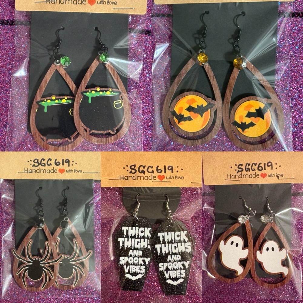 Image of Halloween earrings 