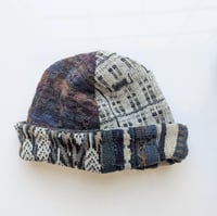 Image 3 of Upcycled Reversible Beanie Cotton Blend 31