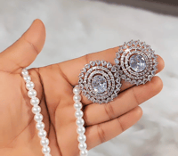 Image 5 of Tisha_American Diamond Pearl Set