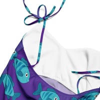 Image 5 of Blue Fish Tie-strap midi dress