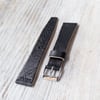 19mm Chevre Strap In Black