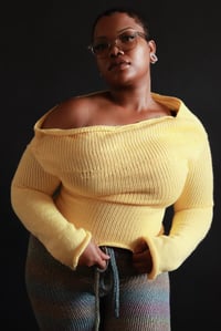 Image 2 of Made to Order - Knit Off The Shoulder Top