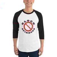 Image 8 of "No Block Spinners" 3/4 sleeve raglan shirt