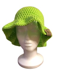 Image 2 of LOOSE RUFFLE BRAT BUCKET HAT