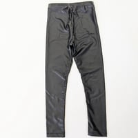 Image 3 of Zara Girls Faux Leather Skinny Leggings