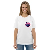 Image 2 of Heart Cloud Unisex Organic Cotton T-shirt