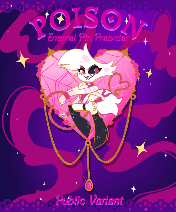 Image of PREORDER - Poison Angeldust Enamel Pin