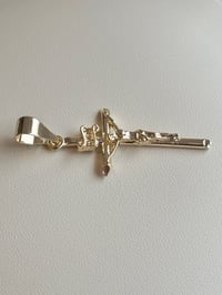 Image 2 of 14k EP Small Cross (Pendant Only)