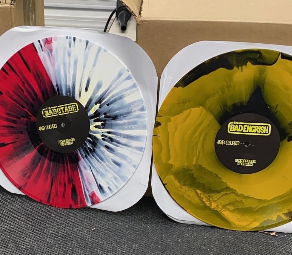 The Bad Engrish / Sabatoge - Split 12”