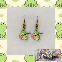 Banjo Frog Earrings