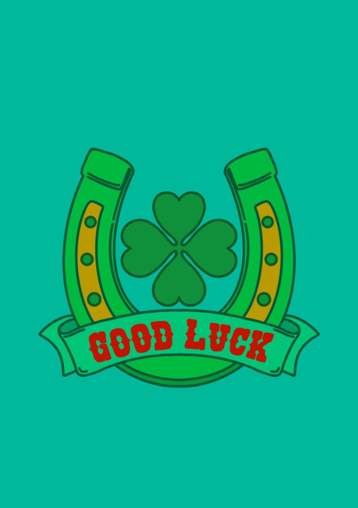 Image of Good luck card