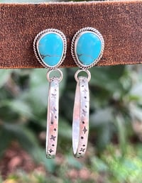 Starburst Stamped Hoops