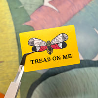 Spotted Lanternfly Tread On Me sticker