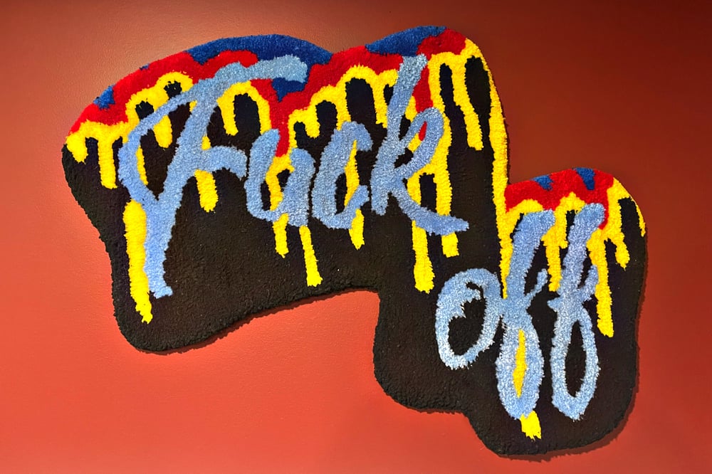 Image of Fuck Off Wall Hanging