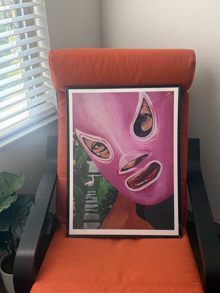 “Summer Garden Selfie” Fine Art Print