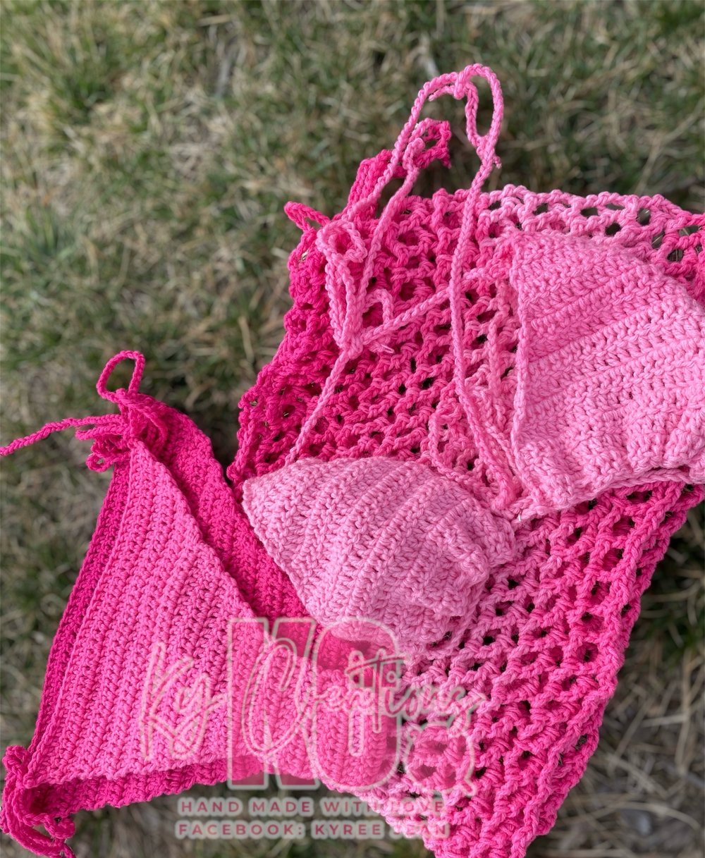 Image of “Sweet heart” Bikini Set + cover up